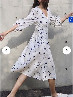 Petite Studio Emilee Dress - Ivory Print